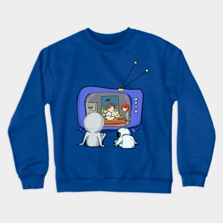 tv time Crewneck Sweatshirt